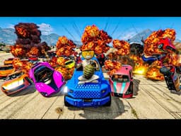 EL ÚLTIMO EXPLOTA CON COCHES ALEATORIOS!! SUCEDE EL MAYOR BUG Y MORIMOS TODOS!! - GTA 5 ONLINE