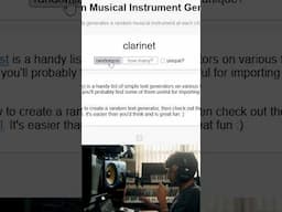 Instrument Generator vs Producer #beatmaker #flstudio #outputarcade