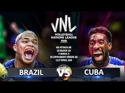 Brazil vs Cuba | Men's VNL 2025