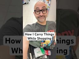 How I Carry Things While Shopping #disability #wheelchair #shopping #HowTo