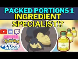 Packed Portions Sleep: Mono Oil Mawile #pokemonsleep