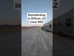 Lake Cochise Wildlife Viewing Area boondocking in Southern AZ #offgridrv #rvcamping