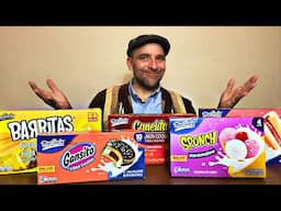 ASMR-Trying Mexican Marinela Snacks 🧁🇲🇽