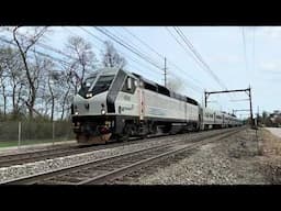 NJ Transit Morristown Line Train 877 Departing Convent Station (4/14/25)