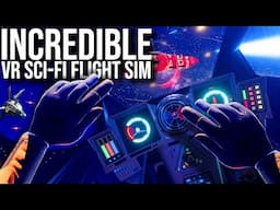 This NEW VR SCI-FI Flight Sim is INCREDIBLE! // Amazing VR Dogfights in Space