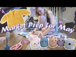 I missed the market! :(   |  Market Prep Crochet Vlog for May