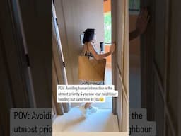 POV: Avoiding interaction is the utmost priority & you saw the neighbour leaving same time as you🫣