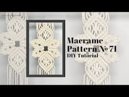 Macrame Pattern №71 | Butterfly Design DIY Tutorial | Layered Macrame Wall Hanging Ideas