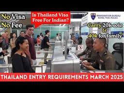 Thailand Visa Free Free Entry for Indians | Thailand Tourist Visa for Indians Latest Updates 2025