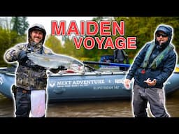 FIRST Float In The NEW Raft - Late Spring Salmon & Steelhead Fishing.
