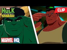 ¡Red Hulk Gana Poder al Absorber Energía Gamma! | Hulk y los Agentes de S.M.A.S.H