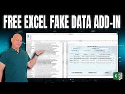 The ABSOLUTE BEST FREE Add-in for Automating Fake & Dummy Data In Excel