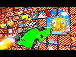GTA 5 CHOP WENT THROUGH LASERS AND MYSTERY BOXES TO GET TANKS