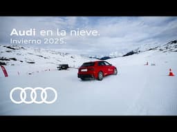 Audi en la nieve.