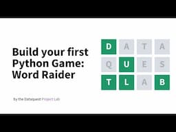 Python Project: Build Your First Python Game - Dataquest Project Lab