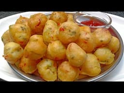 Chawal ka nashta || कच्चे चावल से बनाए चटपटी और कुरकुरी पकौड़ी वो भी सिर्फ ओर सिर्फ 5 मिनट में