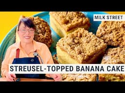 How to Make Banana Bread Coffee Cake (Streusel-Topped Banana Cake)