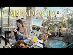 Cappadocia Travel Vlog 🇹🇷 | aesthetic hotel, turkish bath, hot air balloons & ATV rides  ￼