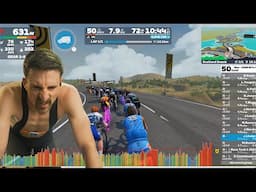 Uphill Zwift Sprints are BRUTAL