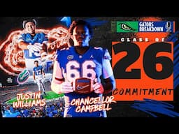 Florida Gators land DYNAMIC ATHLETE Justin Williams and 6'8" MONSTER OT Chancellor Campbell