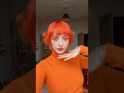 Doing orange makeup! So in love with monochrome looks I had to try #makeuptutorial #makeup #orange