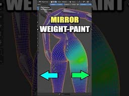 Blender: Mirror Weight Painting