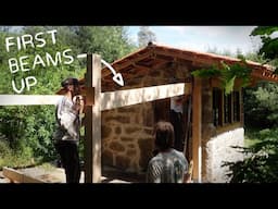 #144  Making a roof extension for our Granite Ruin. Part 1