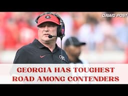 Georgia has Toughest Road Among College Football Title Contenders