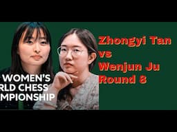 Ju vs Tan | Women's World Championship Match 2025 | Round 8