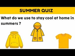 Summer Season | Summer Quiz | Quiz for kids | Summers | Summer season for kids | #quiz #summer