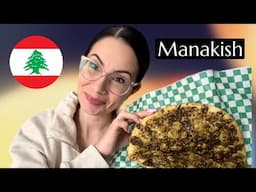 Trying Manakish from NAZARETH Brother's Bakery