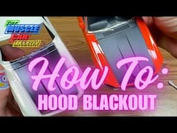 How To: Blackout Body sections Revell 1969 Boss 302 Mustang