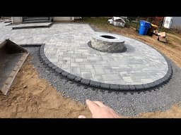 How to Build a PERFECT Circle Paver Patio Edge Like a Pro!