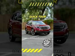 Quick Tour // 2025 Subaru Forester Hybrid