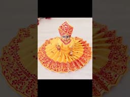hand printed Cotton dress for Laddu gopal #shorts #laddugopal #kanhaji