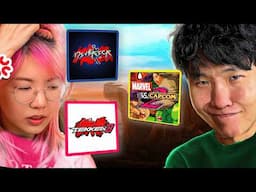 I 1v1'd her in 9 DIFFERENT fighting games