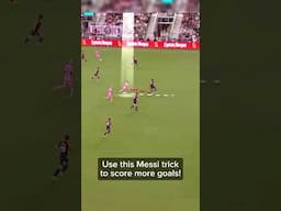 Use this Messi secret trick to Score more goals! #messiskills #footballtips #mls #soccerskills