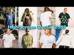 High Scream Center 25SS 中毒性あるグラフィックの迷彩ジャケット&半袖スウェット&Tシャツ！【Moore】