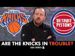 Knicks Get TERRIBLE NEWS In Game 5 Loss vs. Pistons: Tom Thibodeau Fails The Knicks