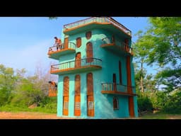 [Full Video] How To Build My Dream Villa By Ancient Skills In Forest