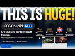 This is HUGE for PC Gaming - GOG is Getting EVEN BETTER!
