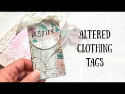How to Alter Clothing Tags for Journals | Beginner friendly tutorial | My Big Fat Pink Journal No26🩷
