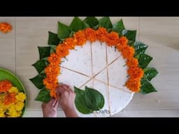Stunning Marigold & Betel Leaf Backdrop Ideas for Traditional Celebrations 🌼🍃