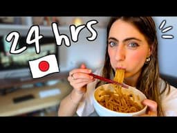 Ordering Japanese Delivery Food for 24 HRS!! 🍱