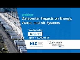 Datacenter Impacts on Municipal Energy, Water, and Air Systems