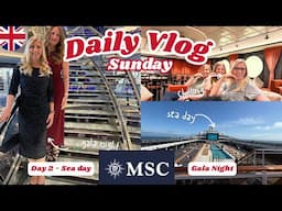 DAILY VLOG: Sunday 18th May - Sea day / Gala night / MSC Virtuosa