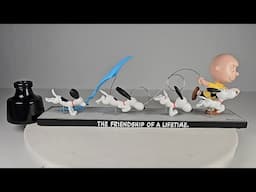 Snoopy And Charlie Brown Peanuts 75th Anniversary Friendship Of A Lifetime Limited Edition Figurine