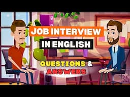 English Conversation for Job Interview ✅ Questions and Answers – Easy English