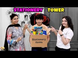 STATIONERY TOWER | Aayu Ki Stationery Shopping | Aayu and Pihu Show
