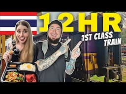 FIRST CLASS Overnight Sleeper Train from BANGKOK to CHIANG MAI, Thailand 🇹🇭 - Worth it?